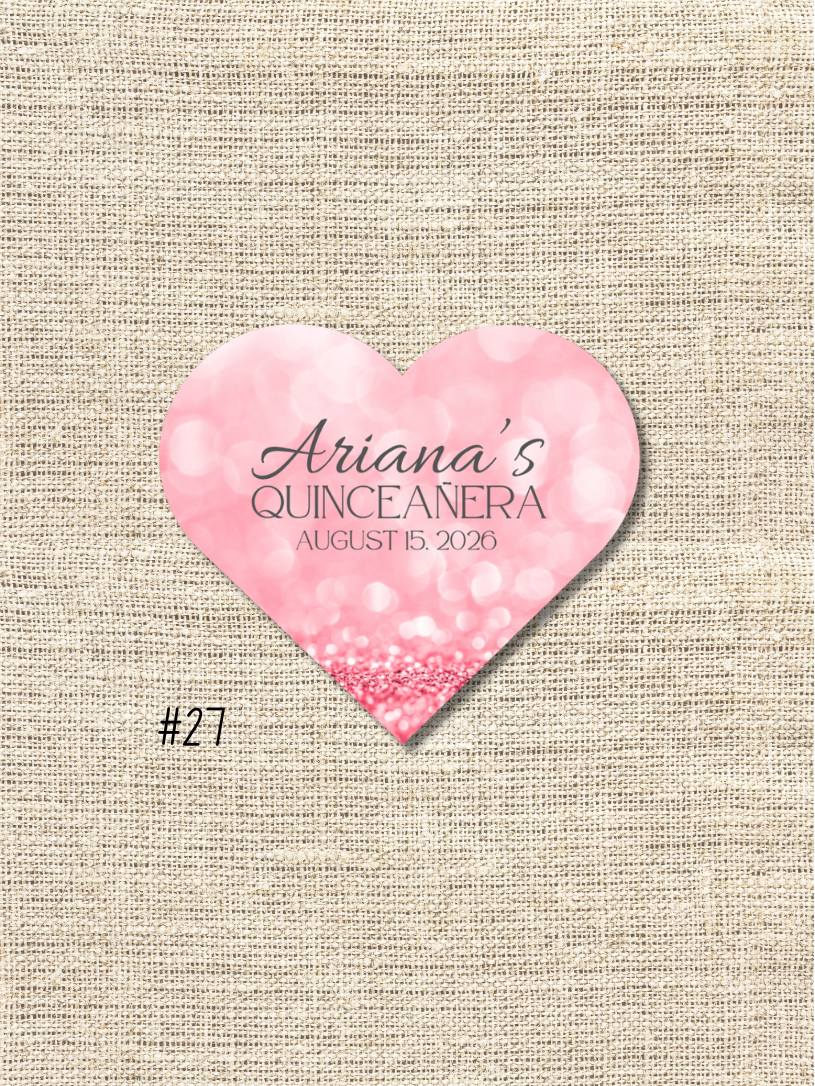 Heart Shaped Custom Photo Magnets Bulk Order - Minimum 30 pcs