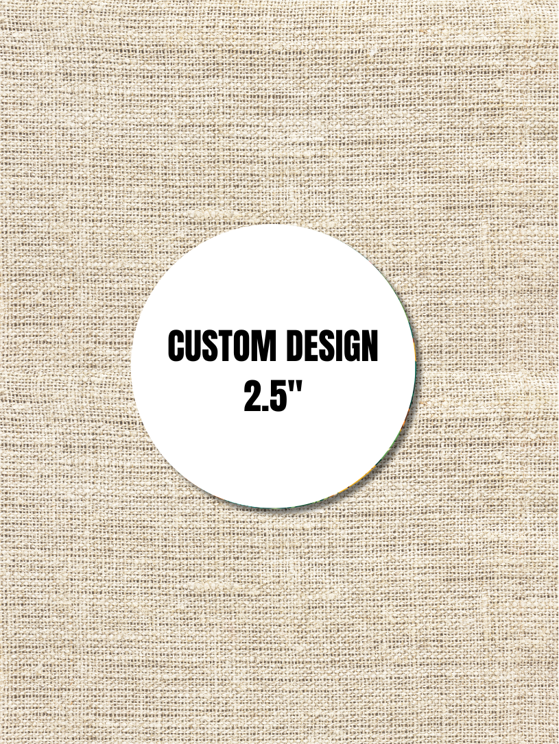 2.5" Round Custom Photo Magnets Bulk Order - Minimum 30 pcs