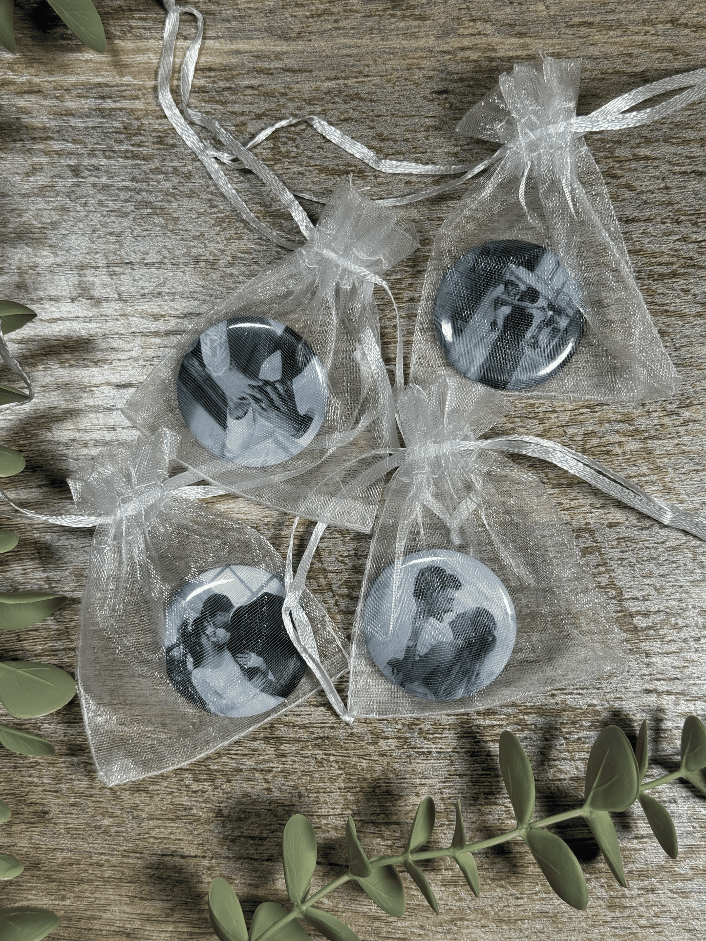 1.5" Round Custom Photo Pinback Buttons (Set of 12)