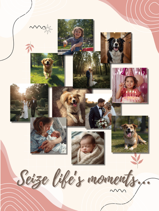 2.5" x 2.5" Custom Photo Magnets (Set of 6)