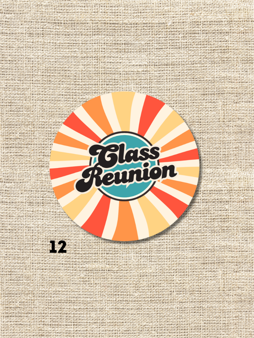 2.5" Round Custom Photo Pins Bulk Order - Minimum 30 pcs