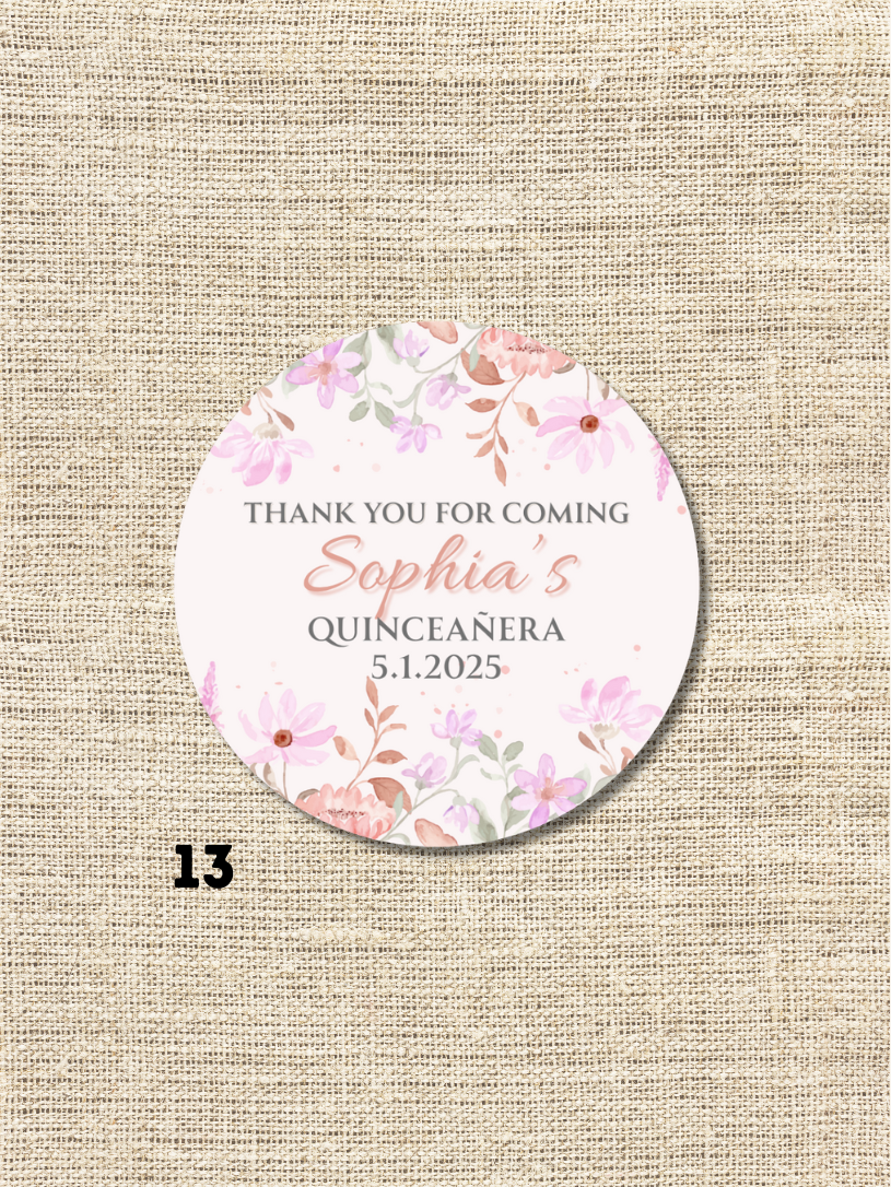 2.5" Round Custom Photo Pins Bulk Order - Minimum 30 pcs