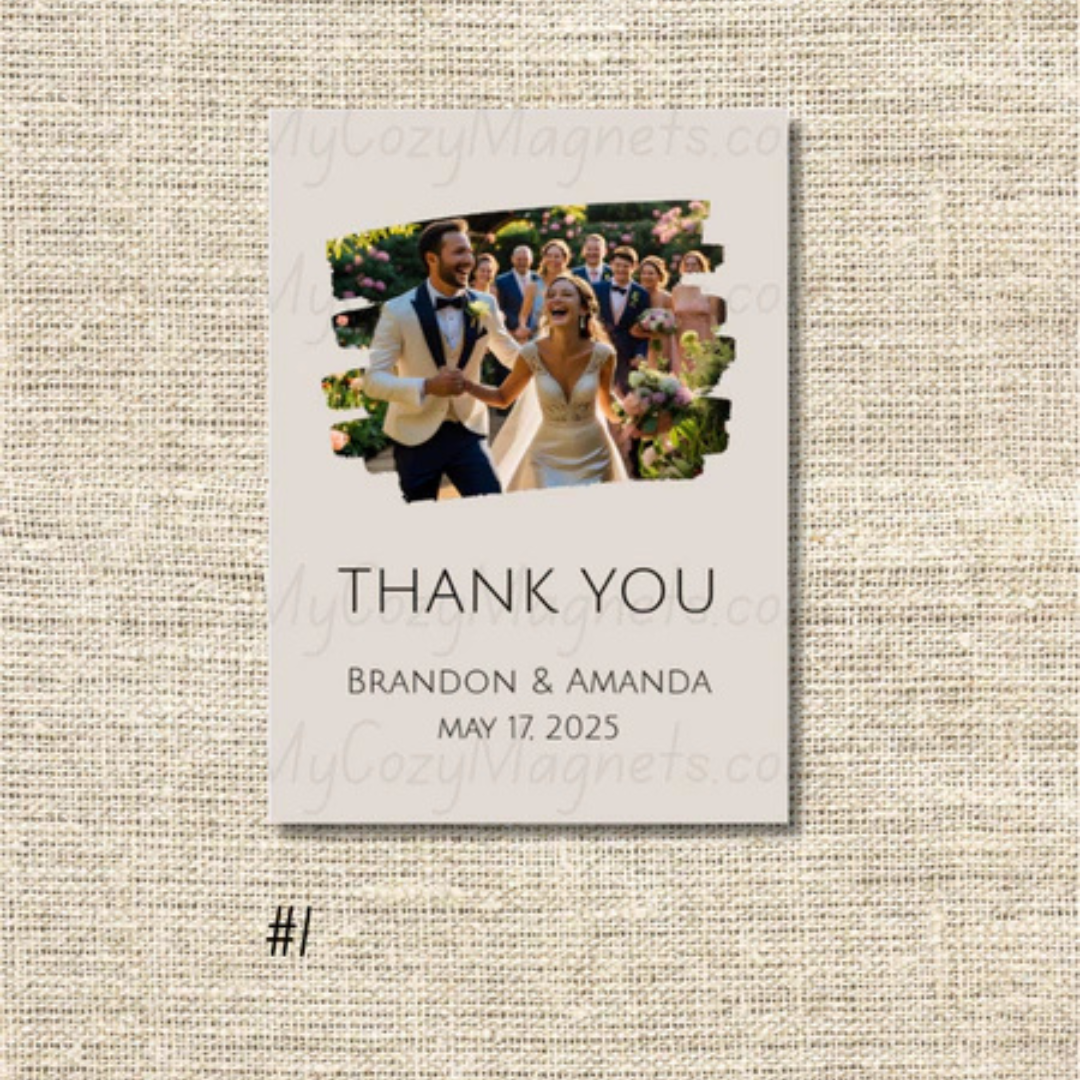 2.5" x 3.5" Custom Photo Magnets Bulk Order - Minimum 30 pcs