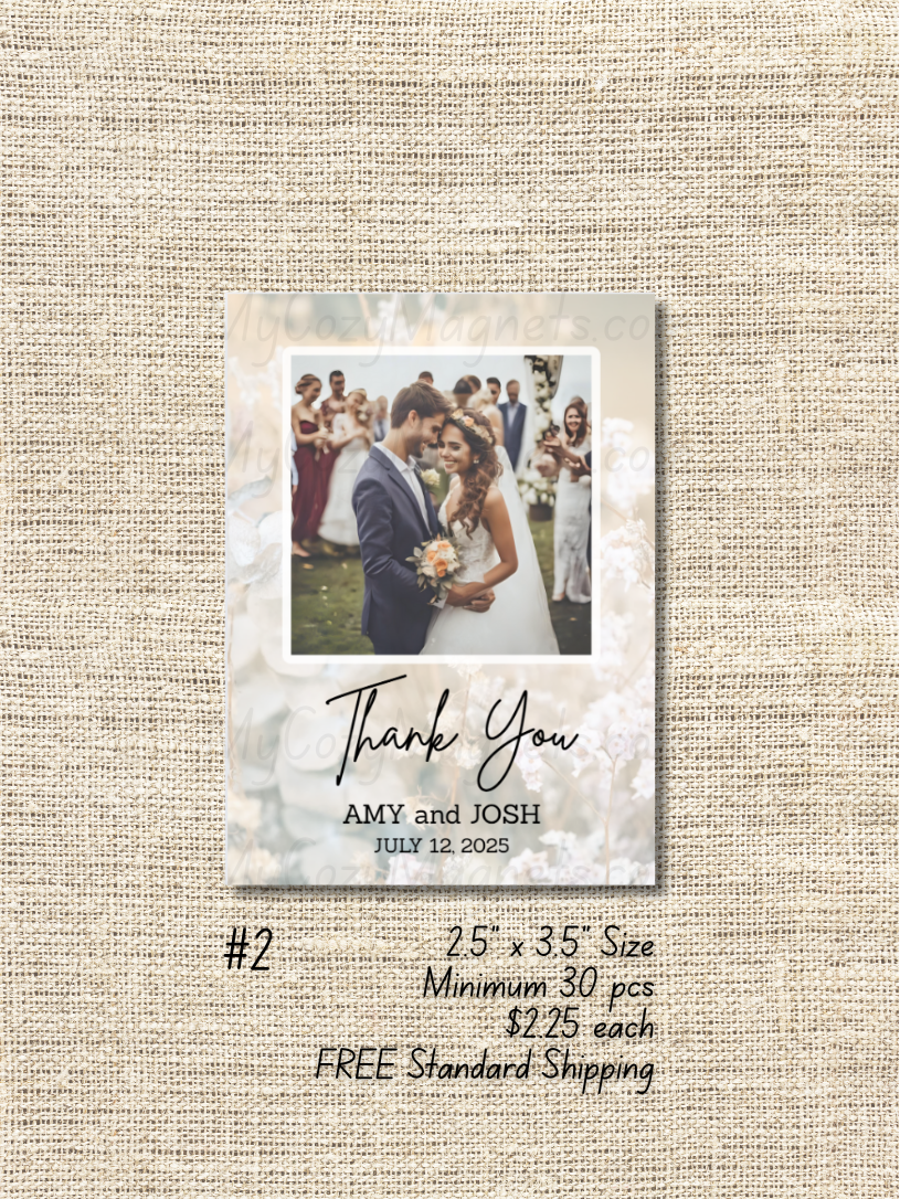 2.5"x3.5" Wedding Bulk Order - Minimum 30 pcs