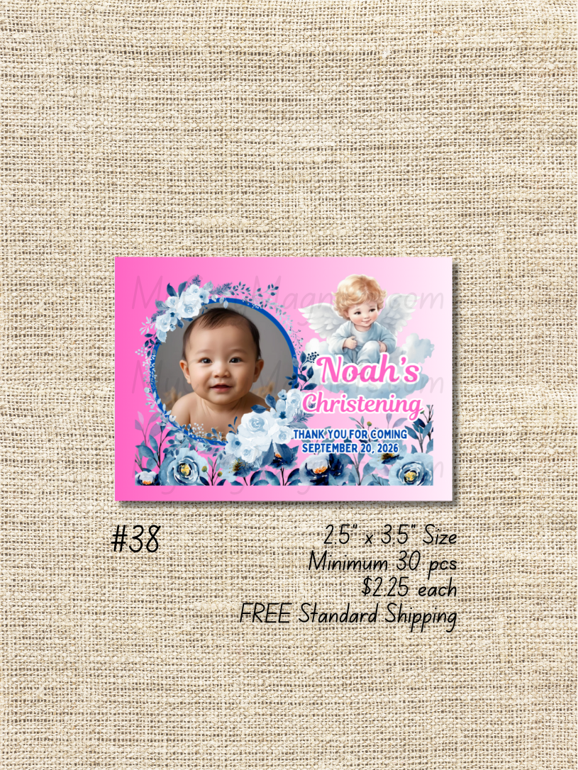2.5"x3.5" Baptism Bulk Order - Minimum 30 pcs