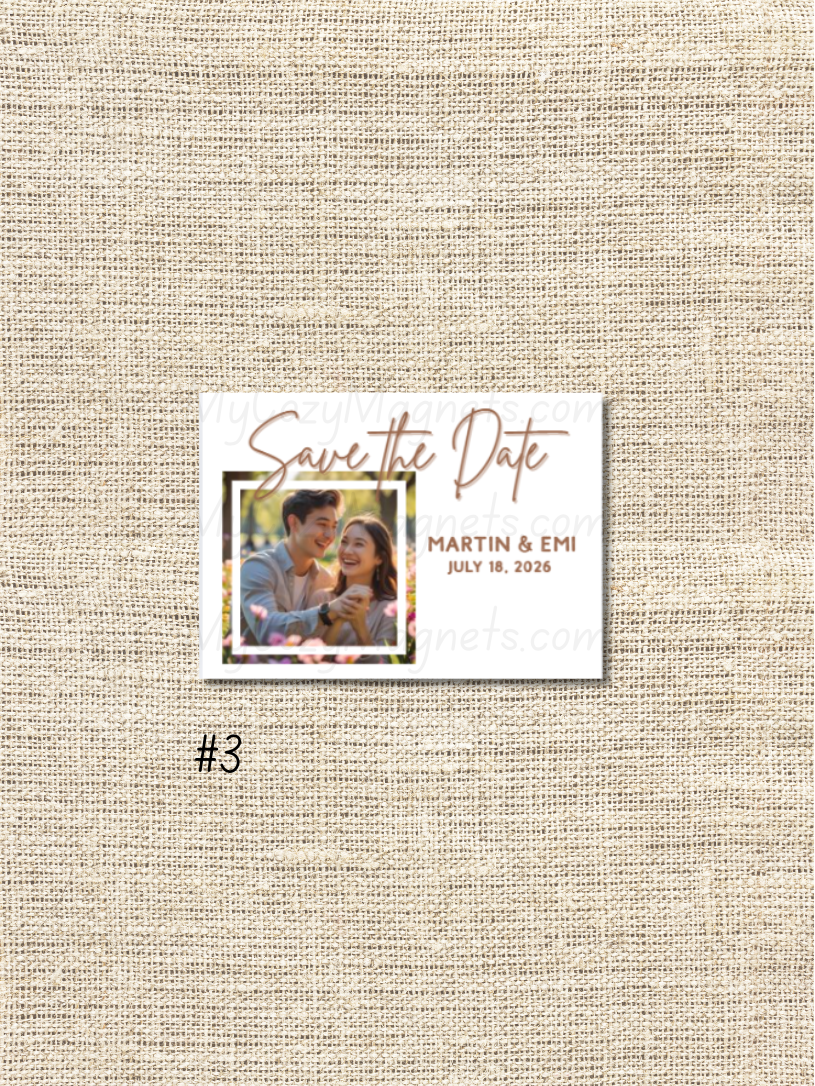 2.5" x 3.5" Custom Photo Magnets Bulk Order - Minimum 30 pcs