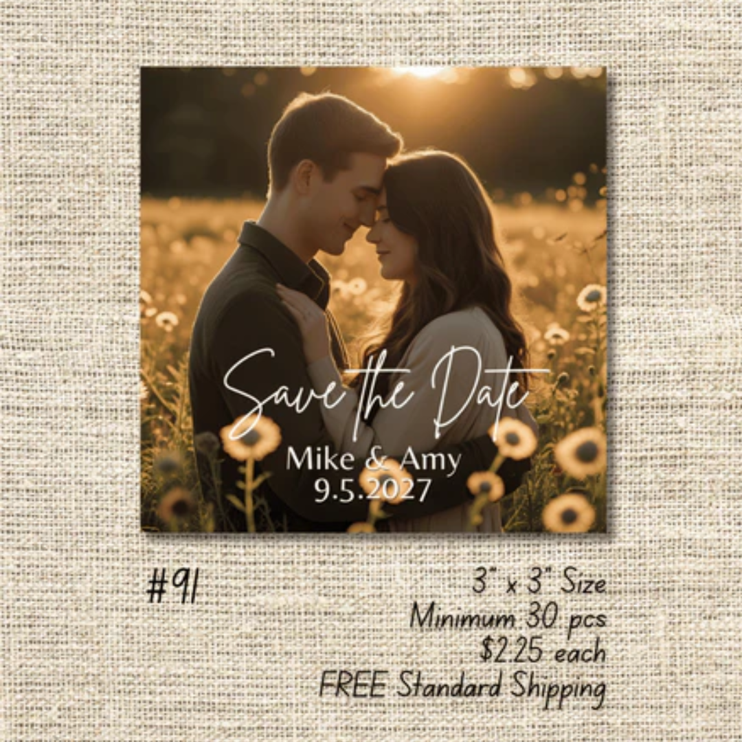 3" x 3" Custom Photo Magnets Bulk Order - Minimum 30 pcs