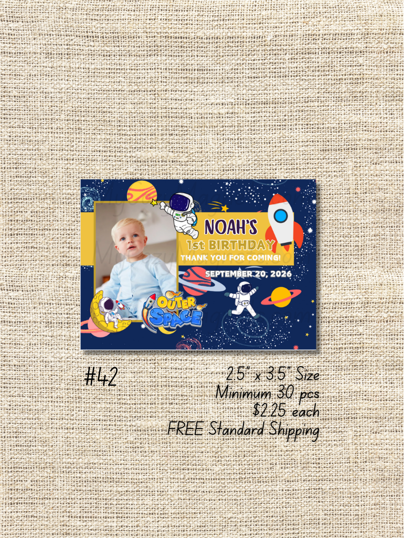 2.5"x3.5" Birthday Bulk Order - Minimum 30 pcs