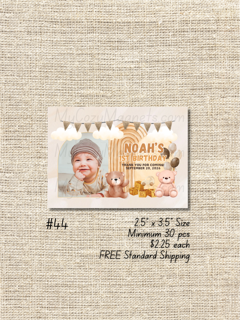 2.5"x3.5" Birthday Bulk Order - Minimum 30 pcs
