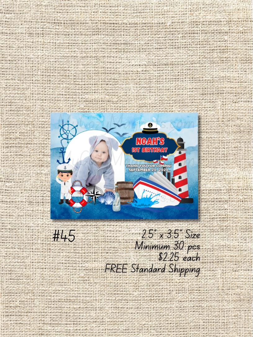 2.5"x3.5" Birthday Bulk Order - Minimum 30 pcs