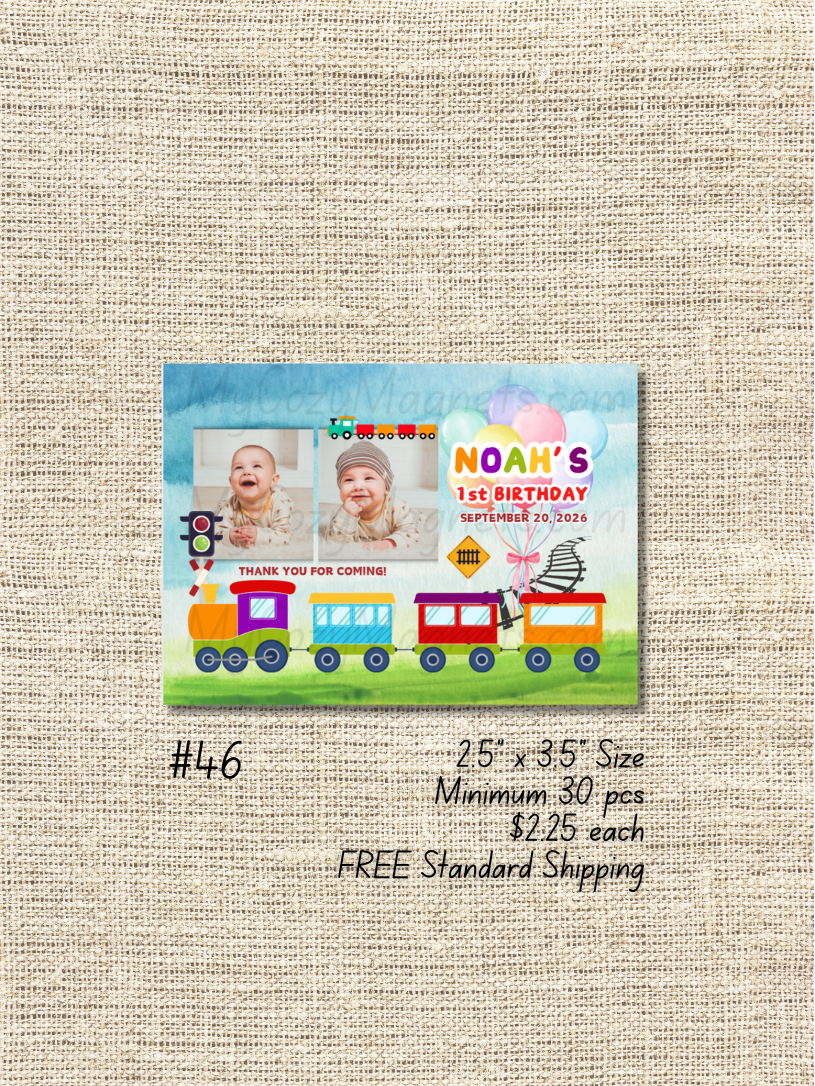 2.5"x3.5" Birthday Bulk Order - Minimum 30 pcs