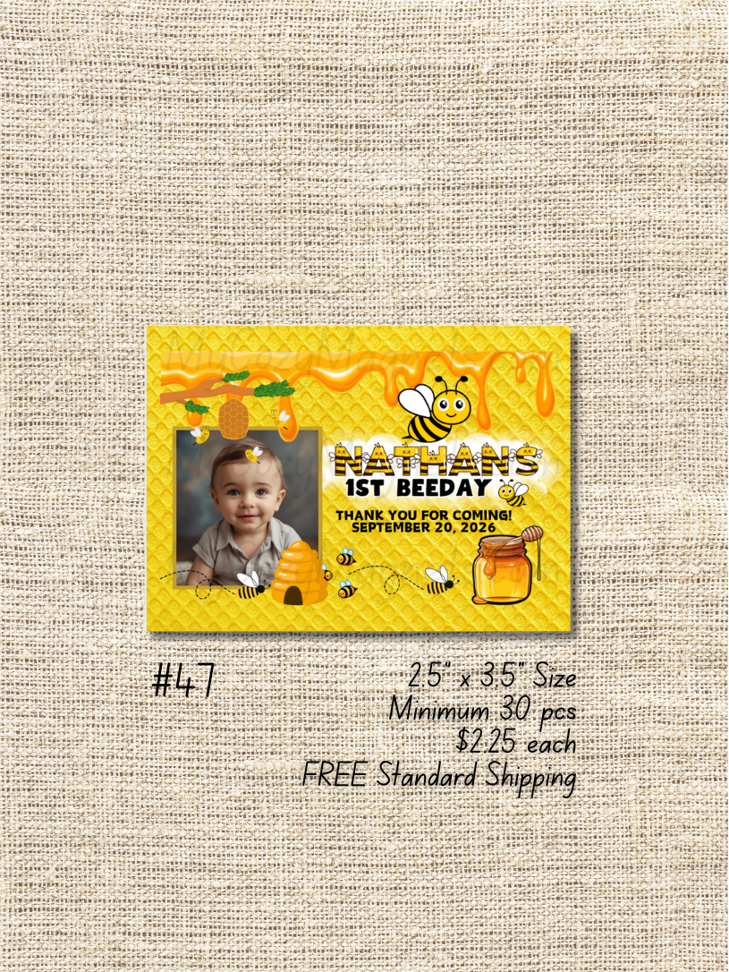2.5"x3.5" Birthday Bulk Order - Minimum 30 pcs