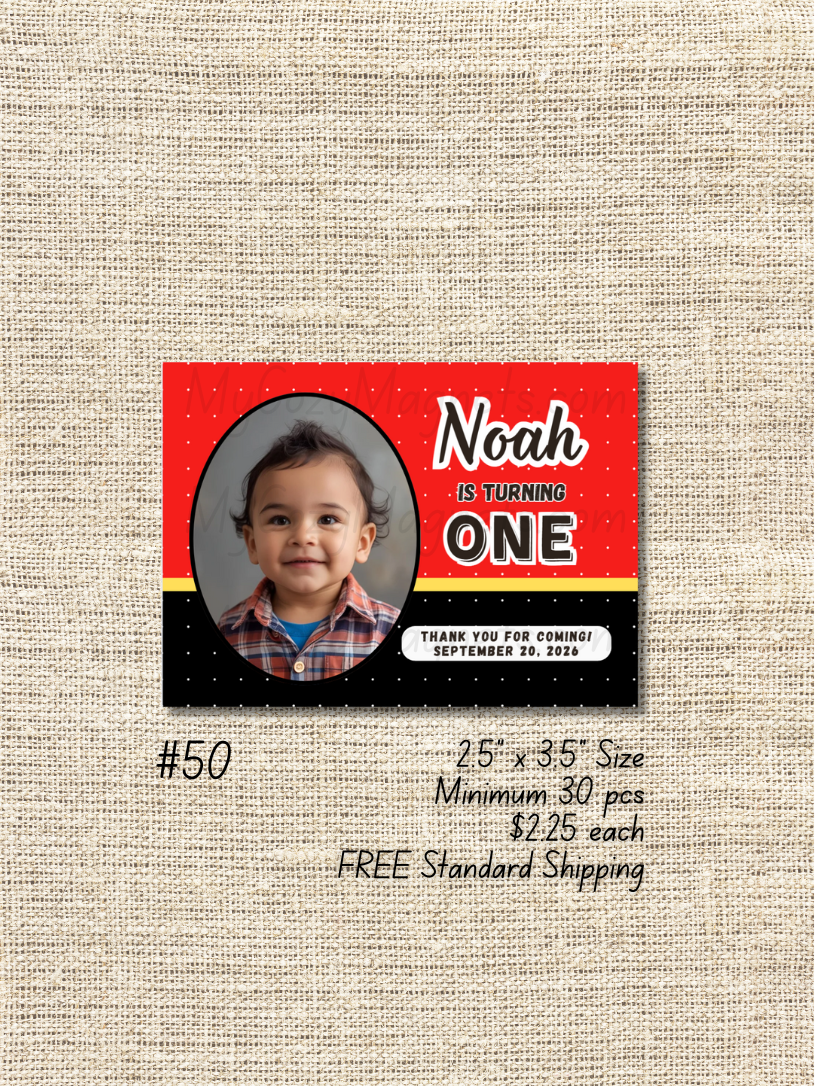 2.5"x3.5" Birthday Bulk Order - Minimum 30 pcs