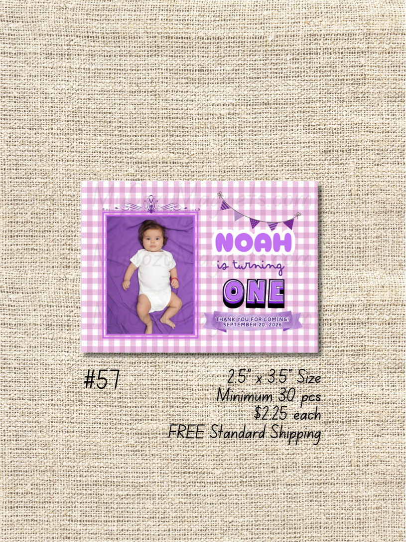 2.5"x3.5" Birthday Bulk Order - Minimum 30 pcs