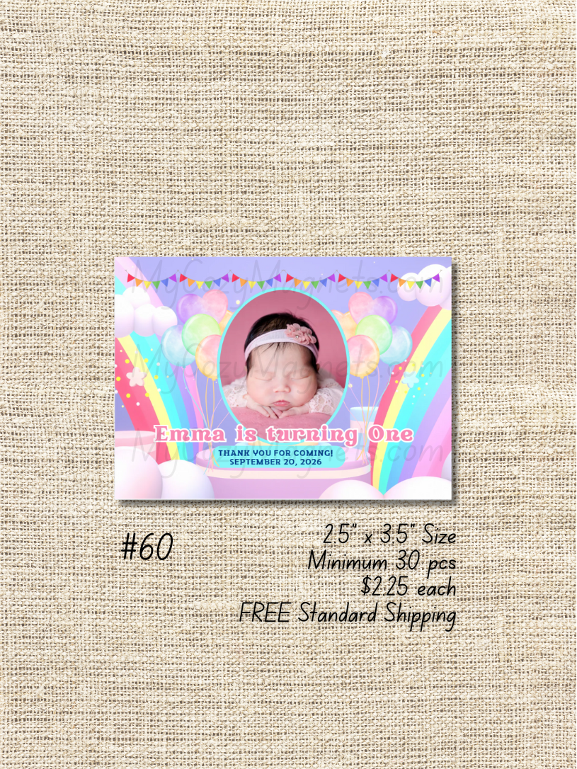 2.5"x3.5" Birthday Bulk Order - Minimum 30 pcs