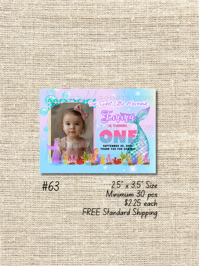 2.5"x3.5" Birthday Bulk Order - Minimum 30 pcs