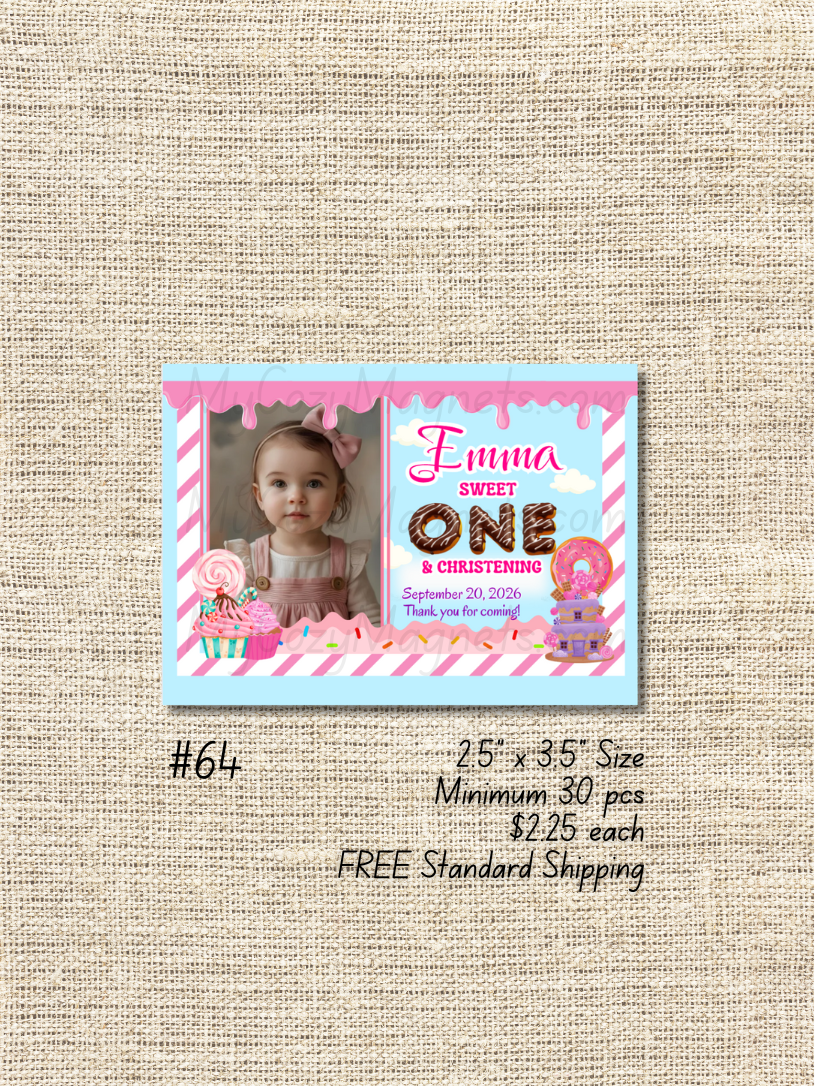 2.5"x3.5" Birthday Bulk Order - Minimum 30 pcs