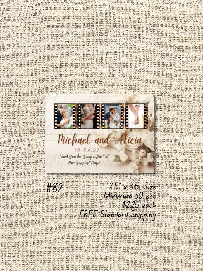 2.5"x3.5" Wedding Bulk Order - Minimum 30 pcs