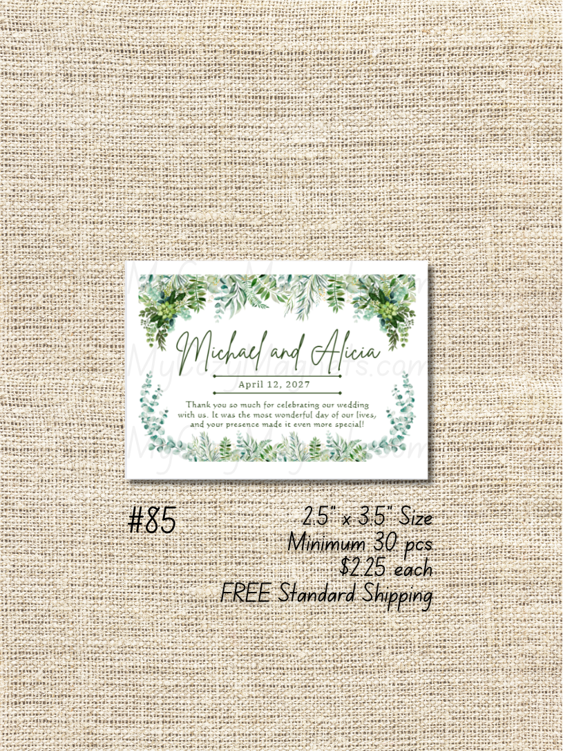 2.5"x3.5" Wedding Bulk Order - Minimum 30 pcs