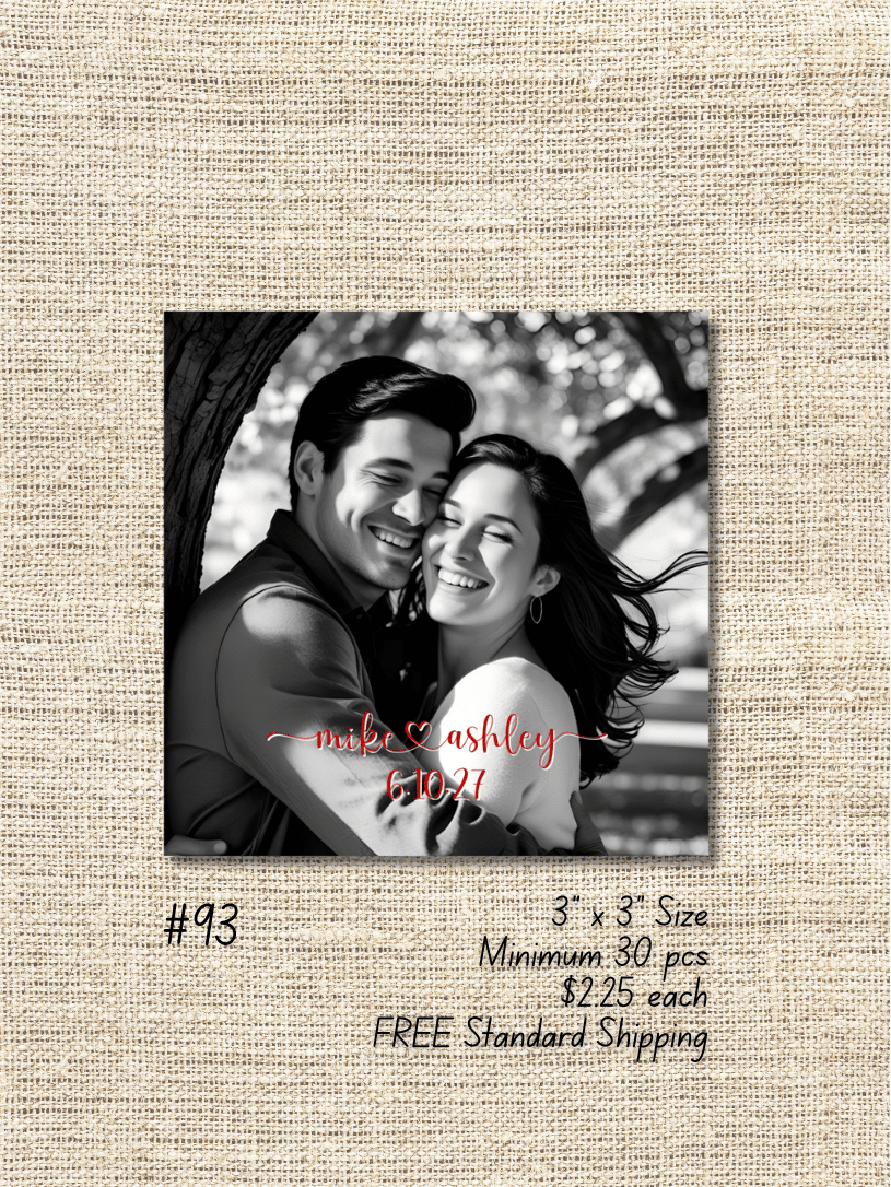 3" x 3" Custom Photo Magnets Bulk Order - Minimum 30 pcs