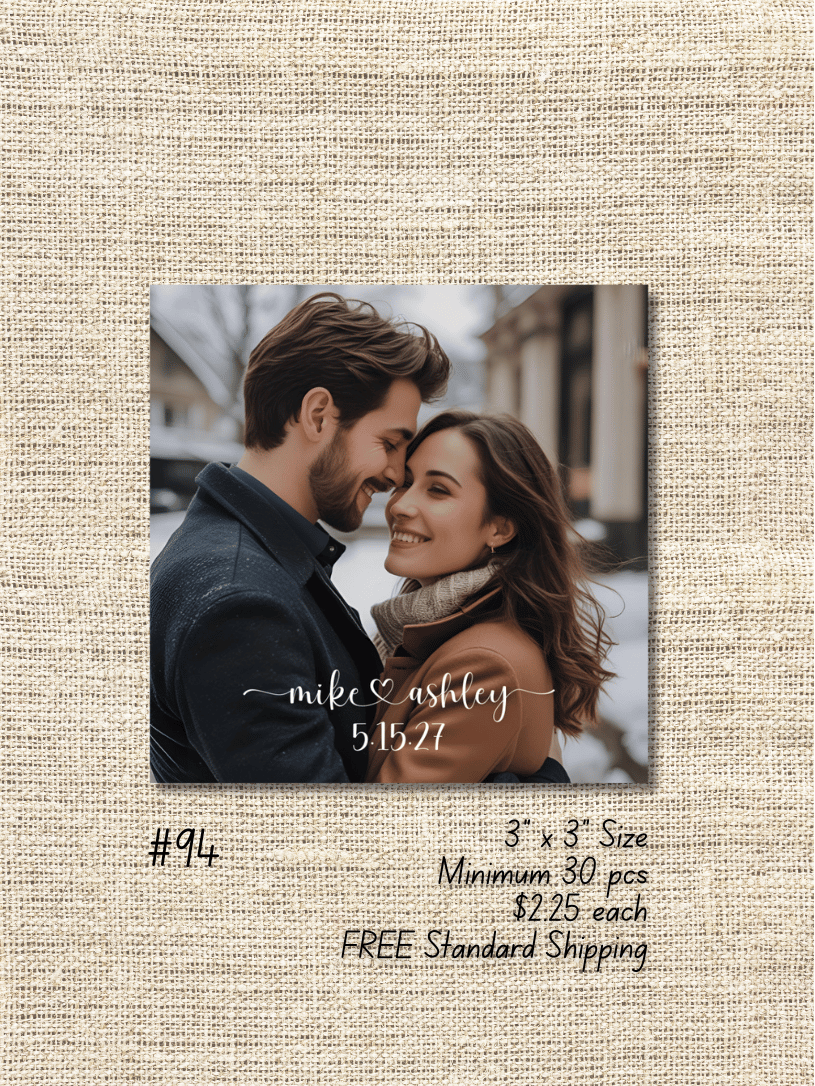 3" x 3" Custom Photo Magnets Bulk Order - Minimum 30 pcs