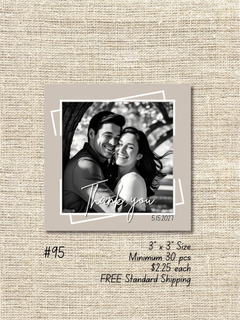 3" x 3" Custom Photo Magnets Bulk Order - Minimum 30 pcs
