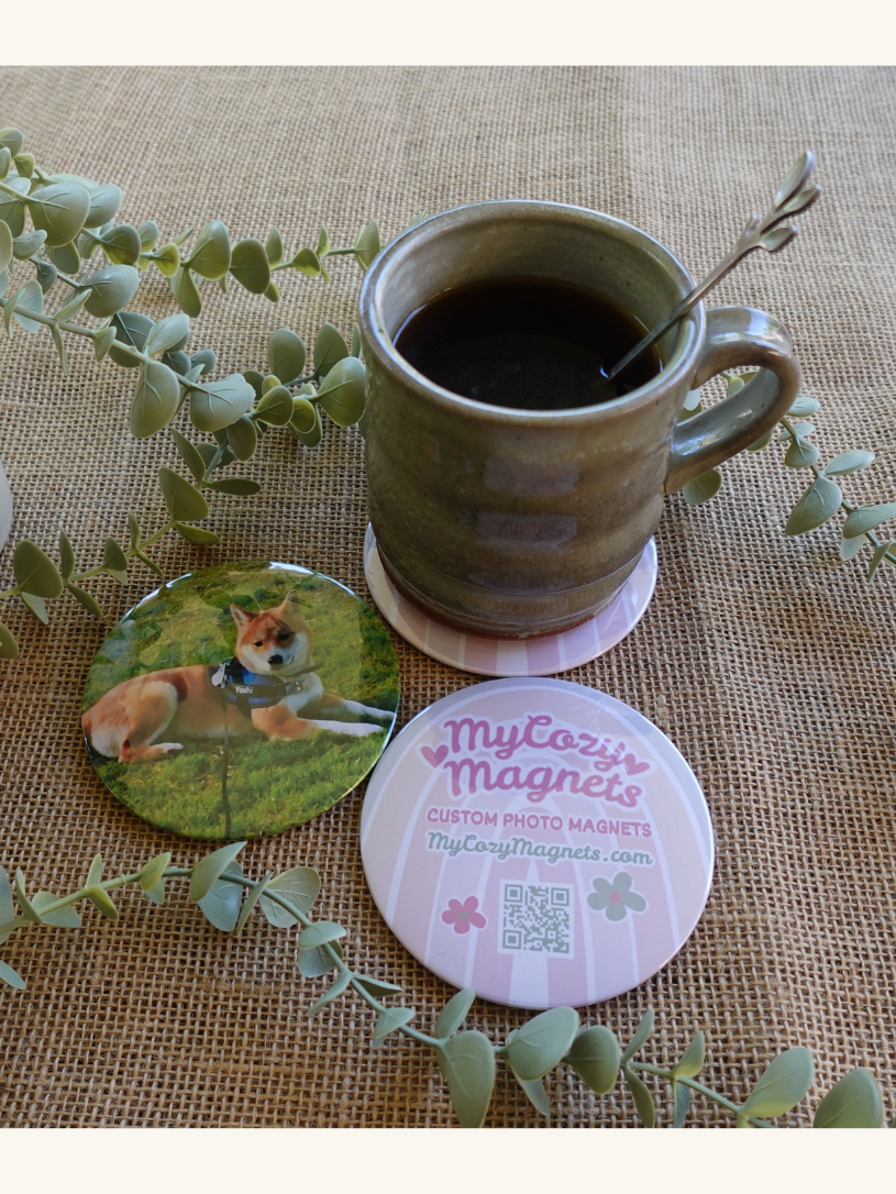 4" Custom Photo Coasters (Set of 4)