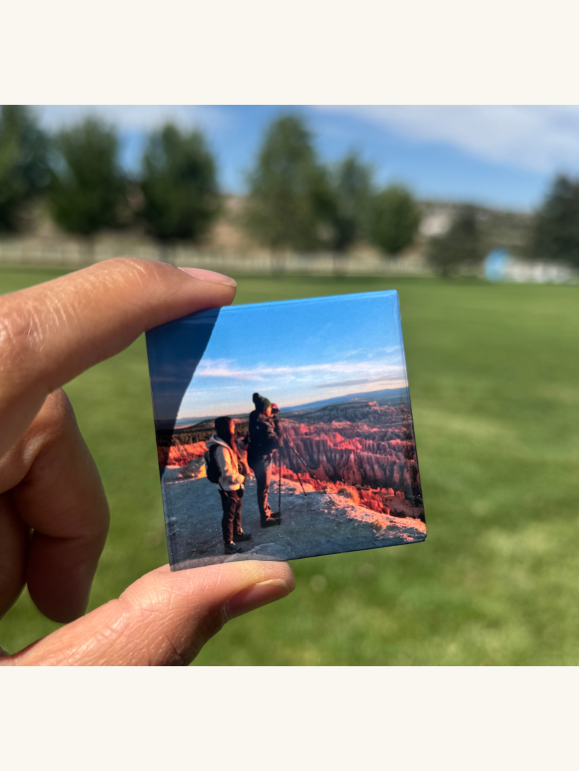 2" x 2" Custom Photo Magnets (Set of 9)