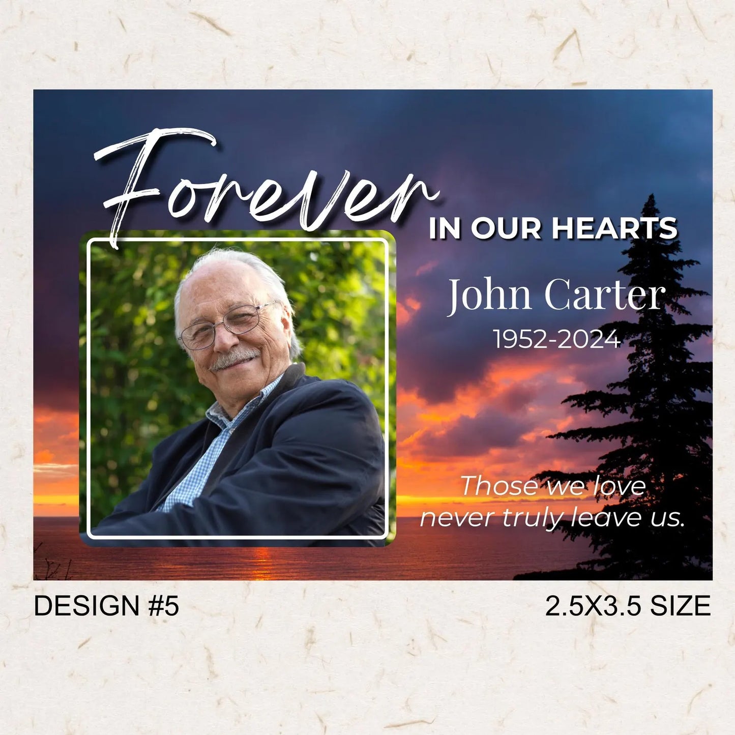 Memorial Photo Magnet 2.5x3.5