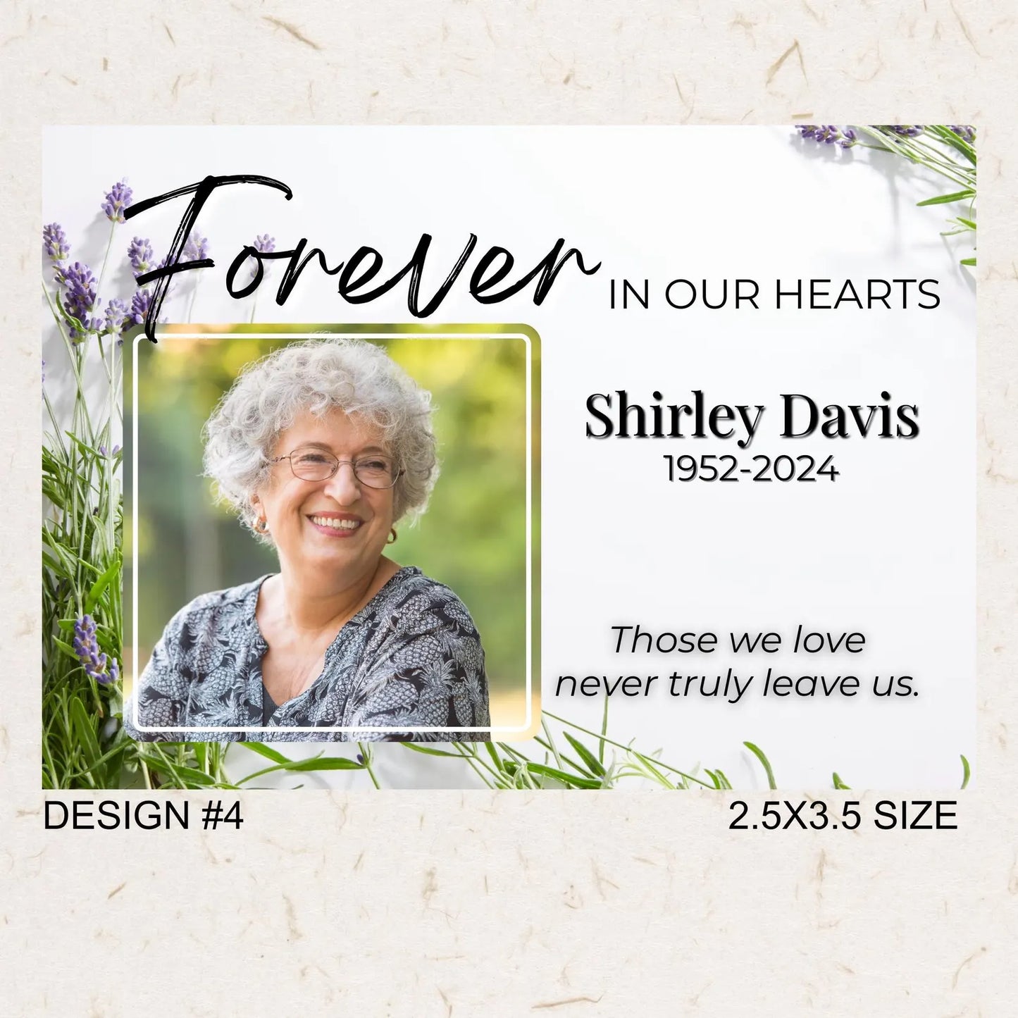 Memorial Photo Magnet 2.5x3.5